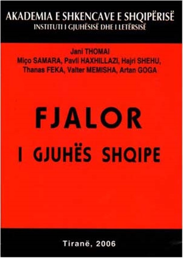 Fjalor I Gjuhës Shqipe - Bukinist