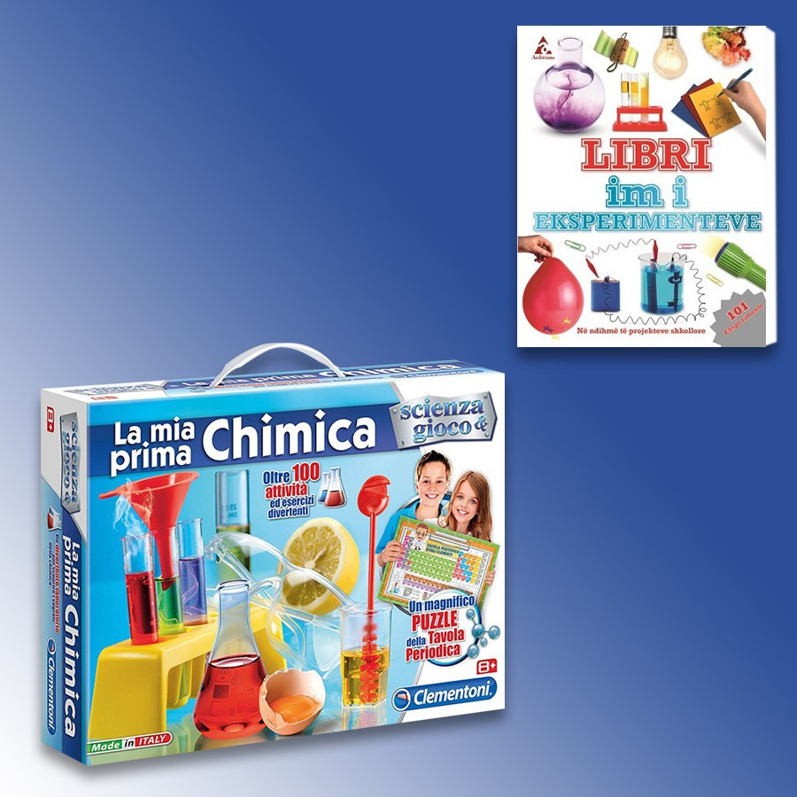 Loder La Mia Prima Chimica Clementoni + Libri Im I Eksperimenteve