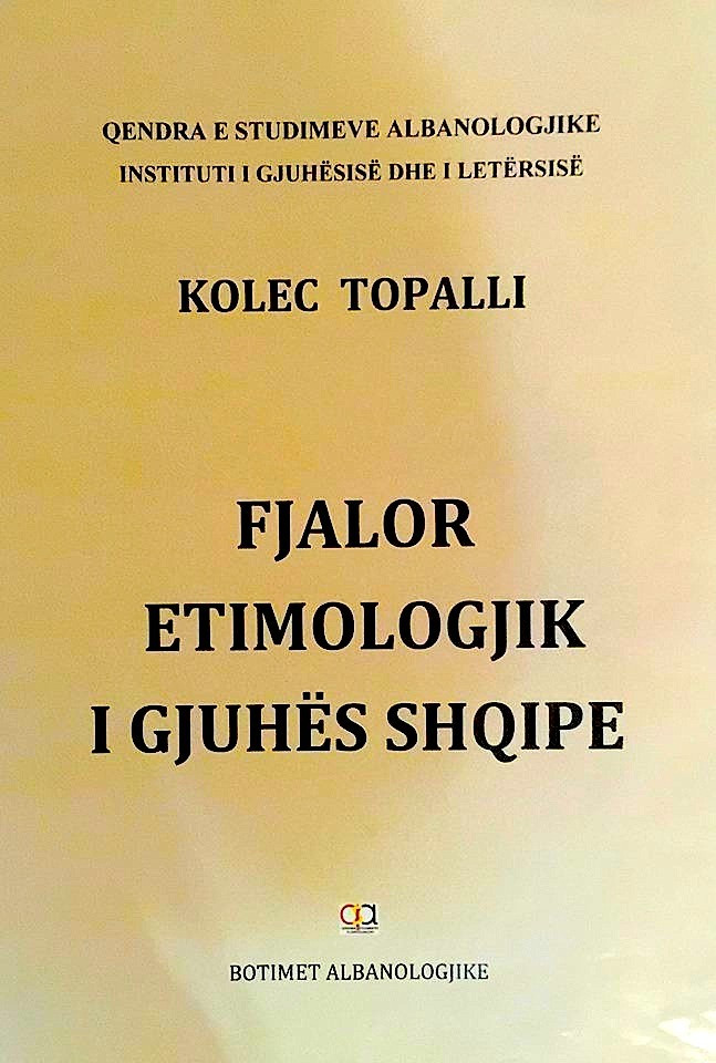 Fjalor etimologjik i gjuhës shqipe