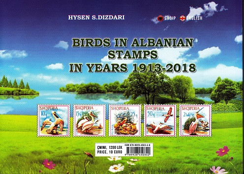 Birds in albanian stamps 1913-2018