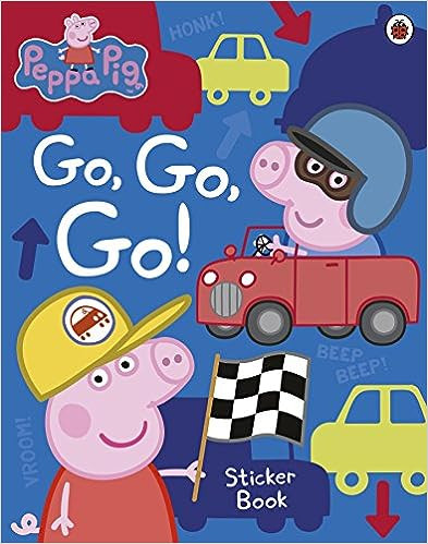 Peppa pig go go go sticker book