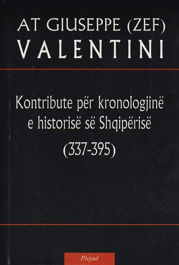 Kontribute per kronologjine e historise se Shqiperise (337 – 395)